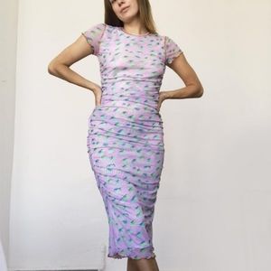 Sandy Liang NWT Cubes Dress